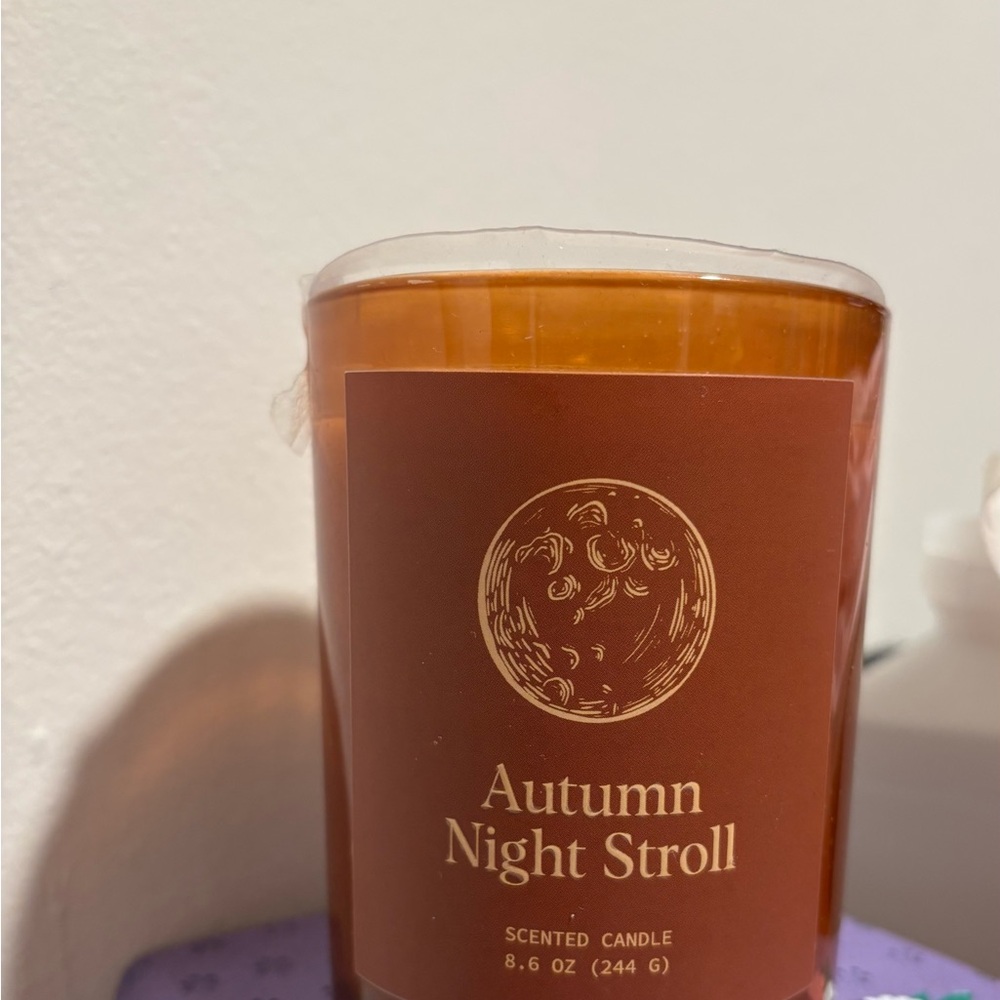 Autumn Night Stroll Scented Candle - Brown
New!!